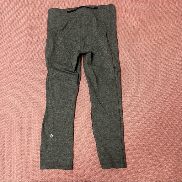 Lululemon Speed Up Crop (21") Heathered Black size 6 - Picture 10 of 13